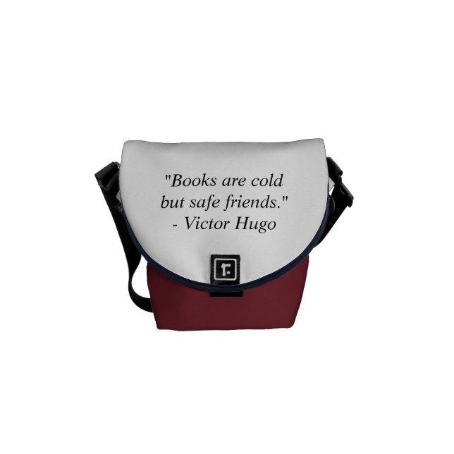 Les Miserables - bokälskare hänger lös Messenger Bag (Framsidan)