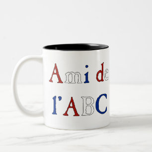 Les Misérables kärlek: Ami de l'ABC Tricolor Rå Två-Tonad Mugg