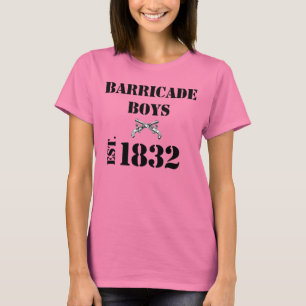 Les Misérables kärlek: Barrikadpojkeskjorta T Shirt