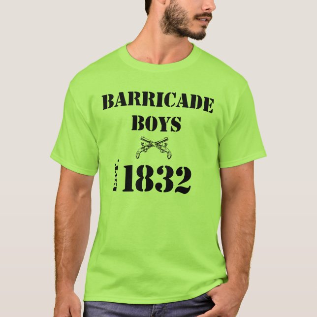Les Miserables kärlek: Barrikadpojkeskjorta T Shirt (Framsida)