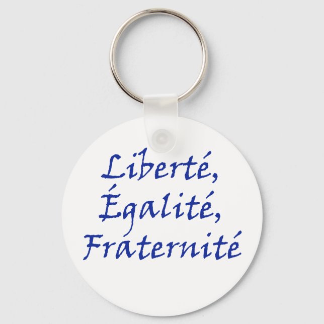 Les Misérables Kärlek: Liberté, Égalité, Fraternit Nyckelring (Framsida)