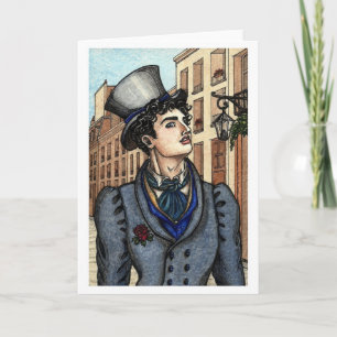 Les Misérables Kärlek: Montparnasse Note Card Kort