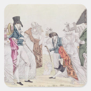 Les Ovisibles", 1807 Fyrkantigt Klistermärke