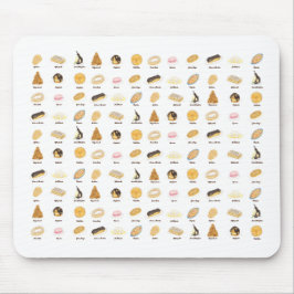 Les Pâtisserie Françaises vattenfärg Musmatta