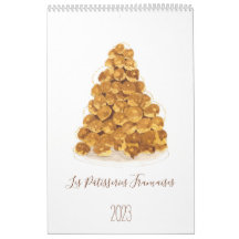 Les Pâtisseries Françaises Calendar