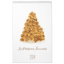 Les Pâtisseries Françaises Calendar