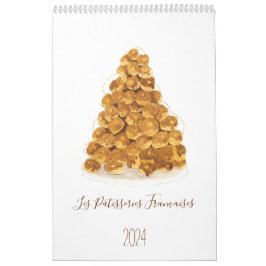 Les Pâtisseries Françaises Calendar Kalender