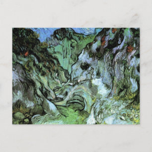 Les Peiroulets Ravine av Vincent van Gogh Vykort