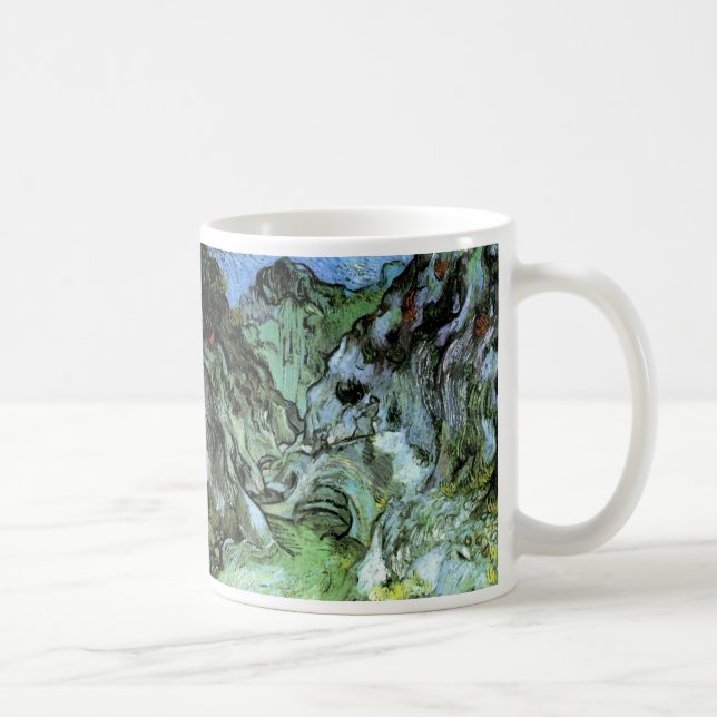 Les Peiroulets-ravinen av Vincent van Gogh Kaffemugg (Höger)