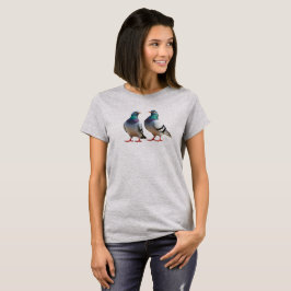 Les pigeons en couple resteront toujours fidèles. t shirt