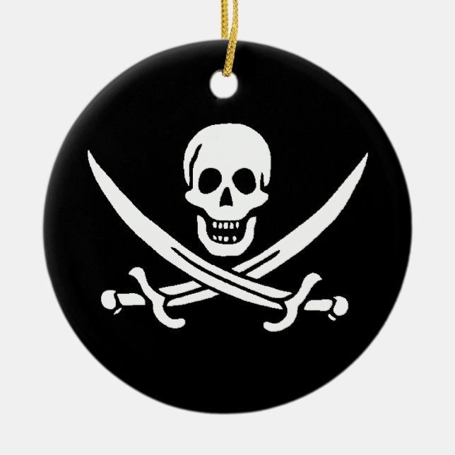 Les pirates sont l� - julgransprydnad keramik (Framsidan)