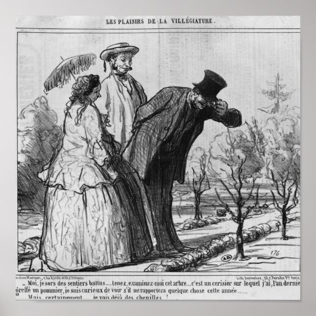 Les Plaisirs de la Villegiature Poster (Framsidan)