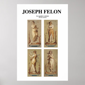Les quatres saisons (de fyra säsongerna) poster