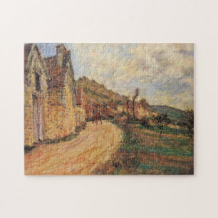 Les Roches at Falaise nära Giverny Monet Fine Art Pussel