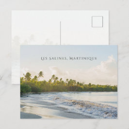 Les Salines strand Martinique Naturskön resa Vykort