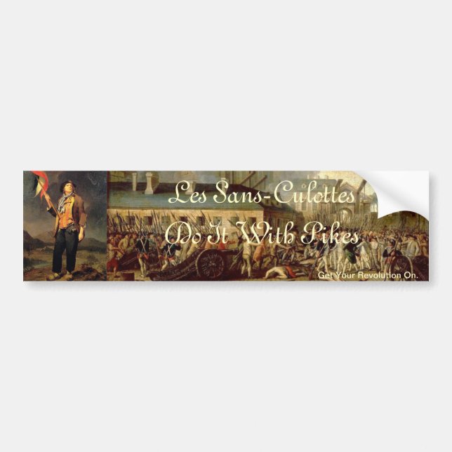 Les Sans-Culottes Bildekal (Framsidan)