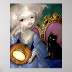 Les vampyrer: Katt för Lanterne-Citrouille Poster