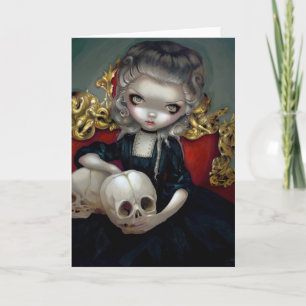 "Les vampyrer: Les Crânes" hälsningkort Kort