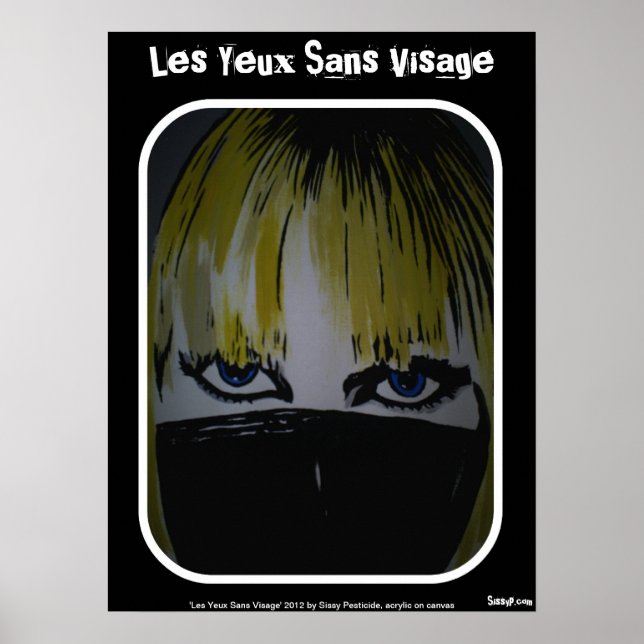"Les Yeux Sans Visage" Poster (Framsidan)
