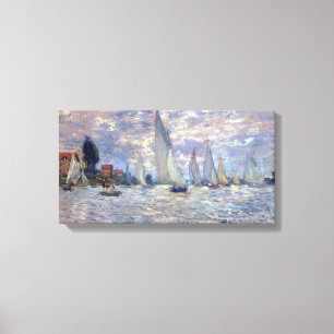 lesBarques vid Claude Monet Canvastryck
