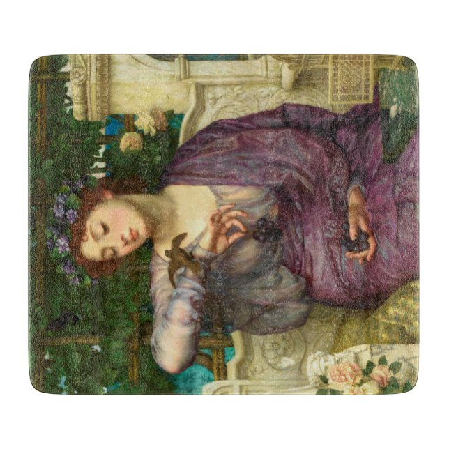 Lesbia och hennes Sparrow (av Edward John Poynter) (Framsidan)