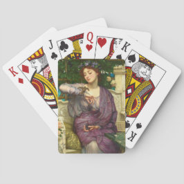 Lesbia och hennes Sparrow (av Edward John Poynter) Casinokort