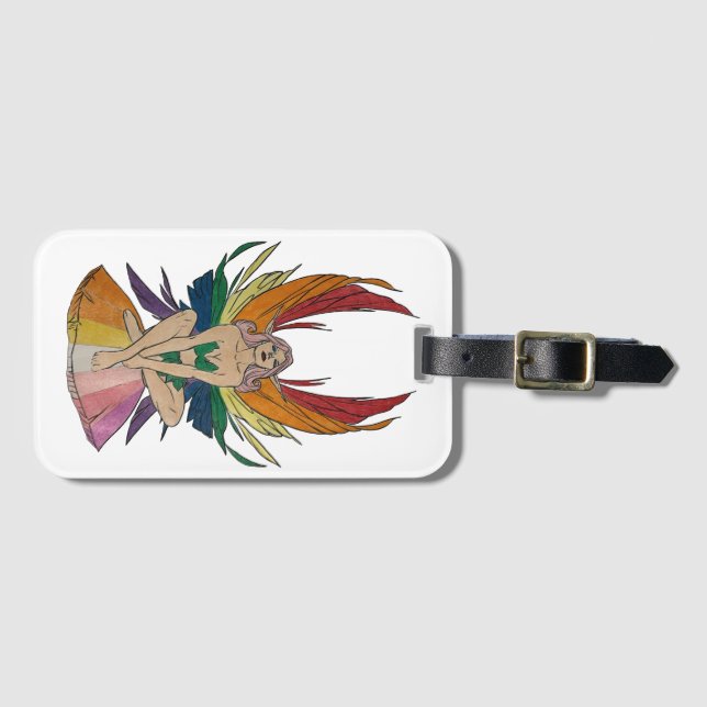 Lesbian Faerie Bagagebricka (Framsida horisontal)