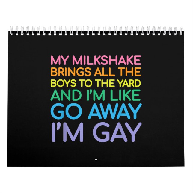 Lesbian flag gay pride Rainbow Kalender (Omslag)