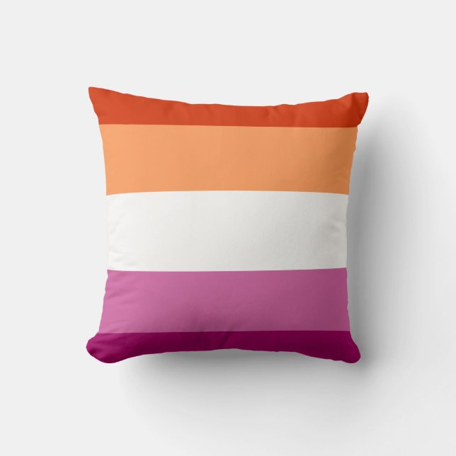 Lesbian Flag Kudde (Framsida)