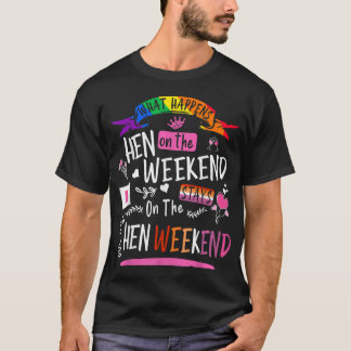 Lesbian Hen Do Outfits For Women & Group Hen Night T Shirt