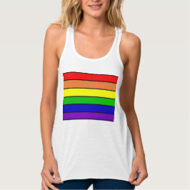 Lesbian LGBT Pride Rainbow Linne Med Racerback