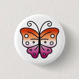 Lesbian Pride Butterfly Pin Badge Knapp