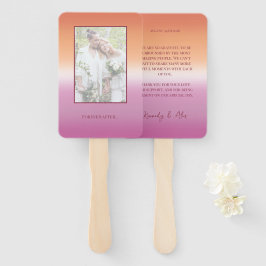 Lesbian Wedding Photo Pride Flag Gradient Program