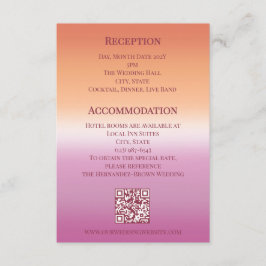 Lesbian Wedding Photo Pride Flag Gradient Tilläggskort