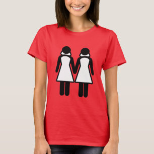 LESBIANBRUDPAR TOPP KVINNOR -.png T-shirt