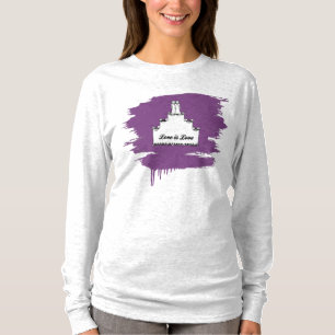 LESBIANSKT BRÖLLLOPSTÅRTA KÄRLEK T SHIRT