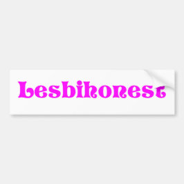 Lesbihonest Bildekal