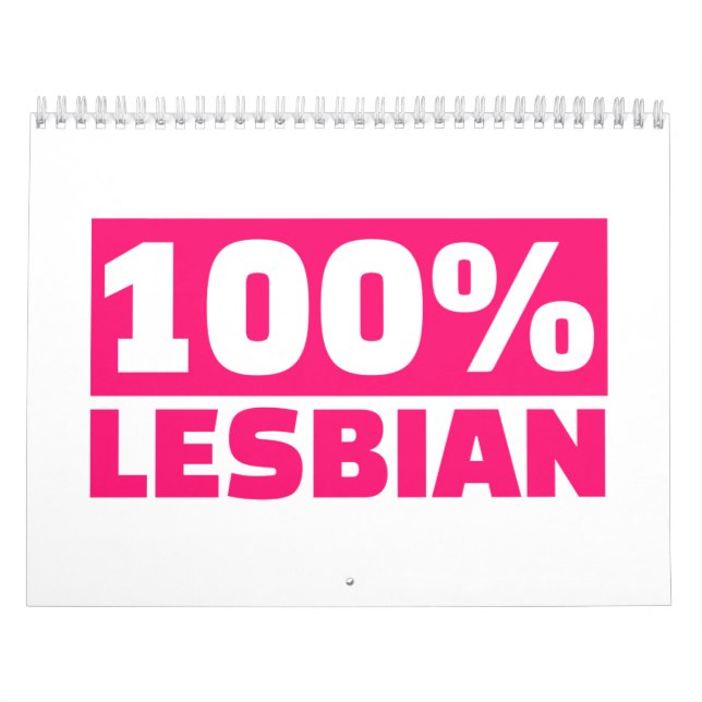 Lesbisk 100% kalender (Omslag)