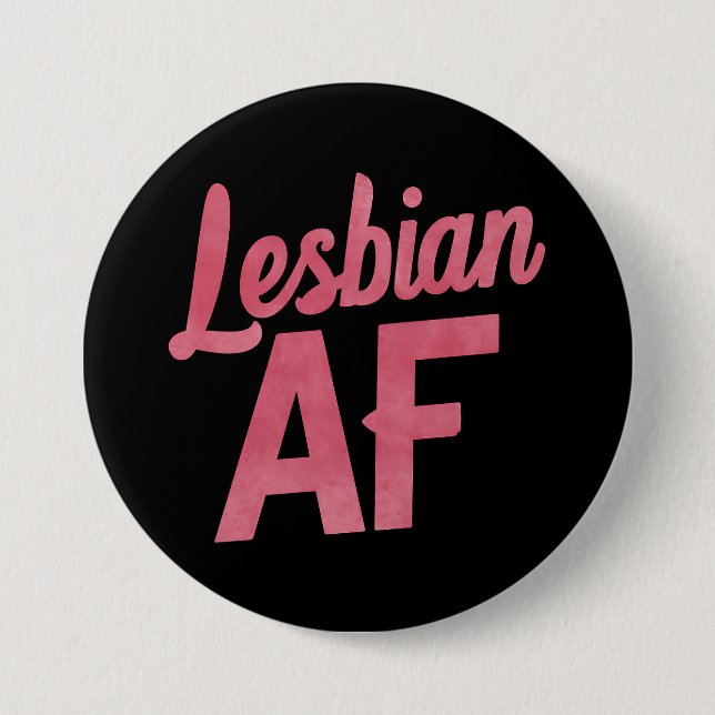 Lesbisk AF-blomma HBTQ-pr Pride Gay Love-parad Knapp (Framsida)