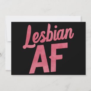 Lesbisk AF-blomma HBTQ-stolthet Gay Love-parad Inbjudningar