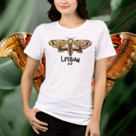 Lesbisk AF Dödskallepannemålare T Shirt