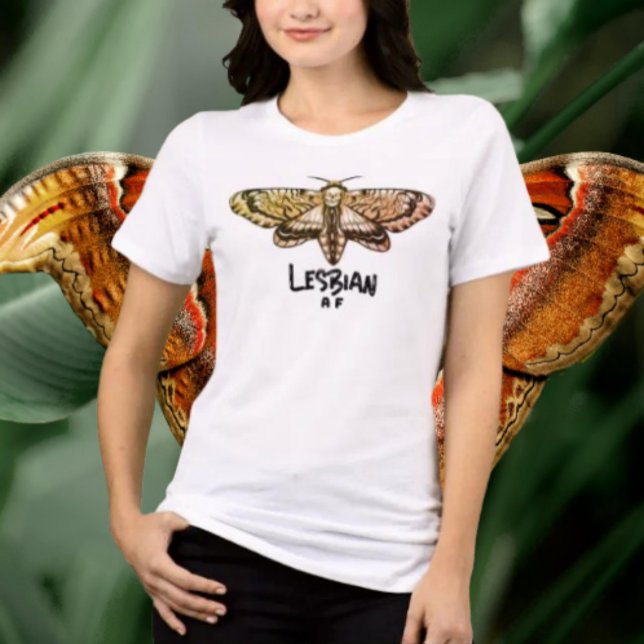 Lesbisk AF Dödskallepannemålare T Shirt (Skapare uppladdad)