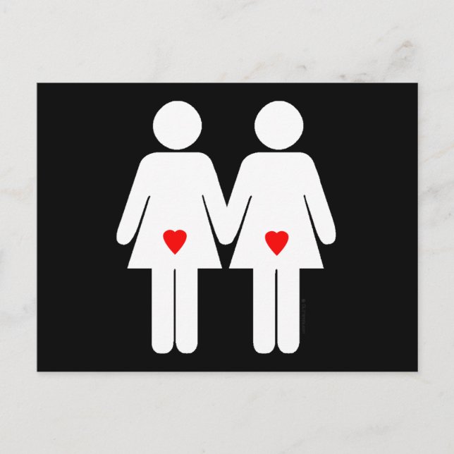 Lesbisk Älskare - Vykort (Framsida)