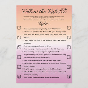 Lesbisk Bachelorette Party-spel, följ Regler Inbjudningar