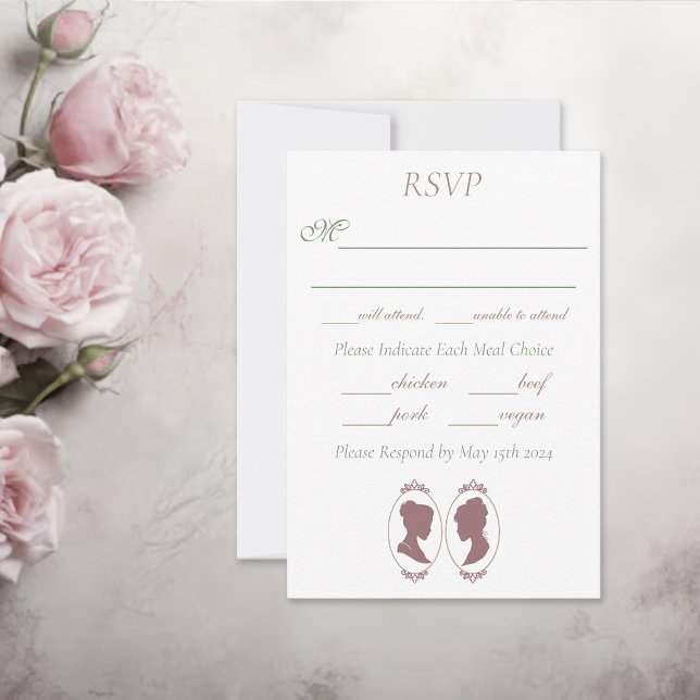 Lesbisk Brides ReEmergency Rosa ros OSA Kort (Skapare uppladdad)