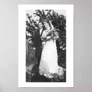 Lesbisk Bröllop Circa 1920 Poster