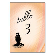 Lesbisk Bröllop Peach-Bordsnumret