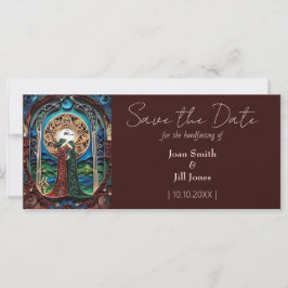 Lesbisk Bröllop spara datum