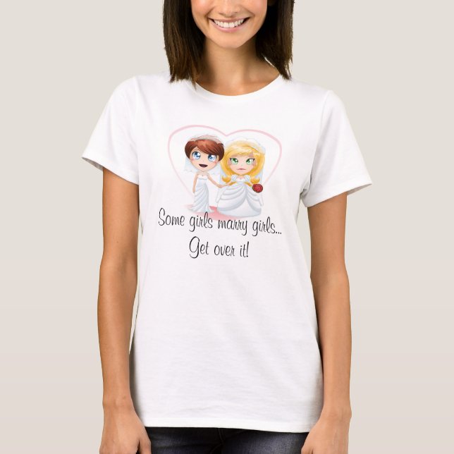 Lesbisk bröllop tee (Framsida)