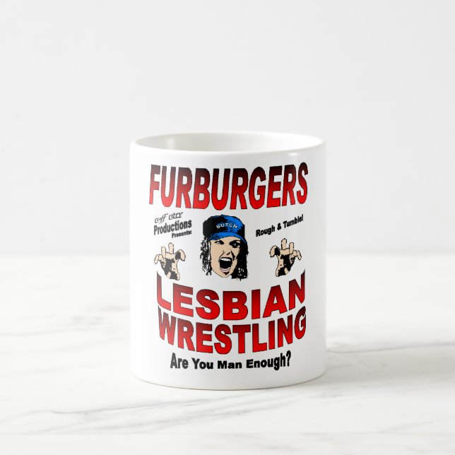 Lesbisk brottningmugg kaffemugg (Center)